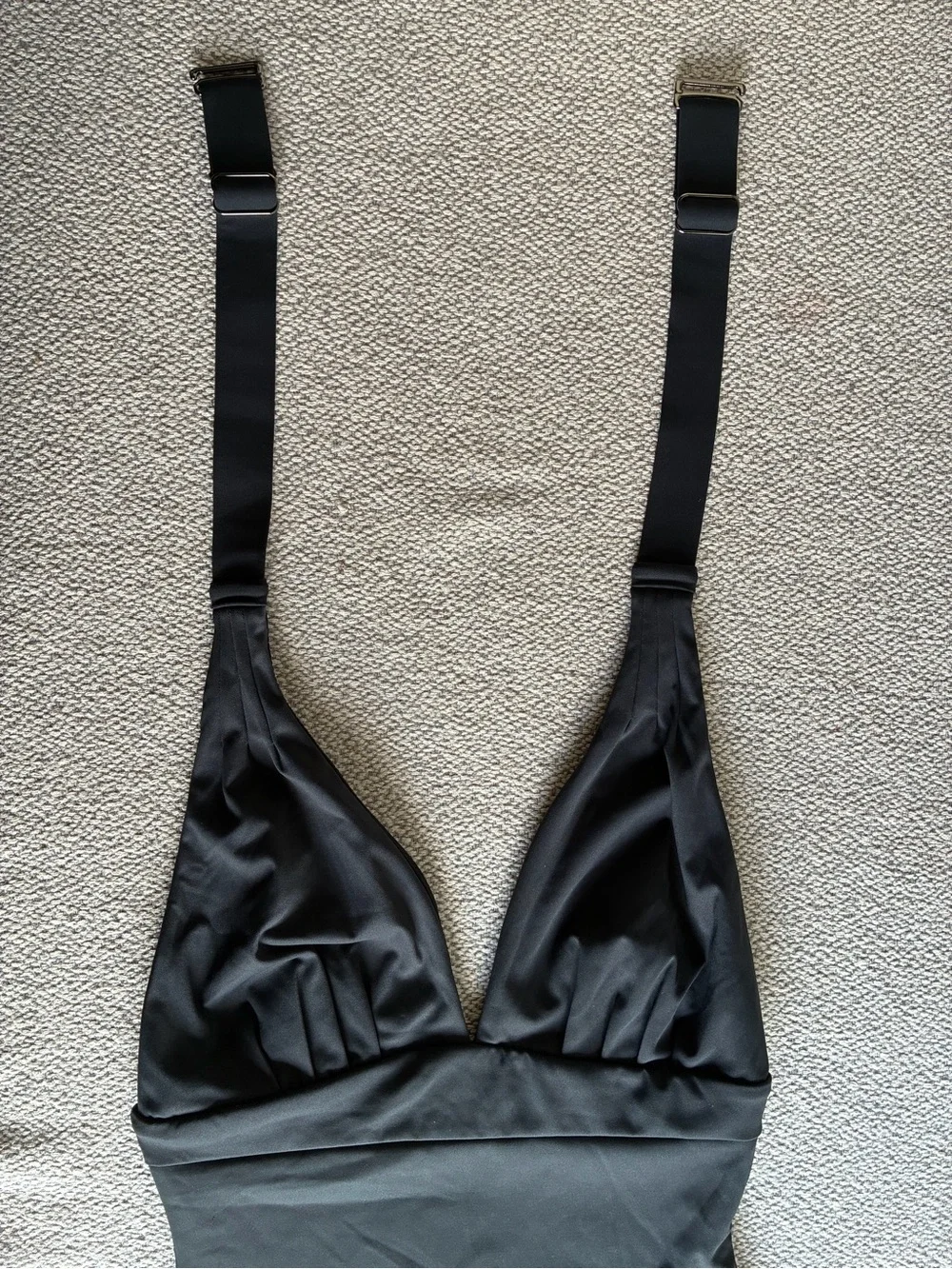 Fearless Australia All Day One Piece Swimsuit M NWT Matte Black Tummy Control.